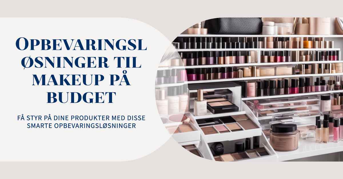 Opbevaringsløsninger til makeup på budget